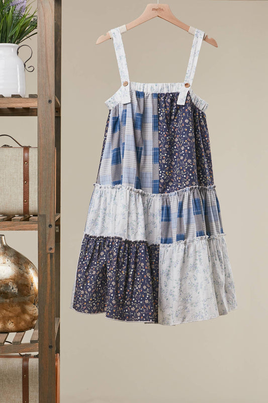 Meadow Mix Floral Tiered Dress