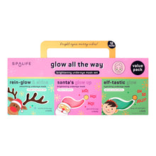 Load image into Gallery viewer, Christmas Holiday Glow All the Way Brightening Undereye Mask Set – Value Pack