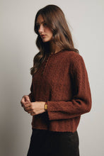 Load image into Gallery viewer, Buttoned Up &amp; Cozy Cable Knit Henley Sweater