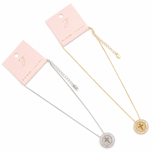 Load image into Gallery viewer, Shine Circle Cross Necklace
