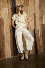 Load image into Gallery viewer, Easy Days Wide Leg Cropped Overalls