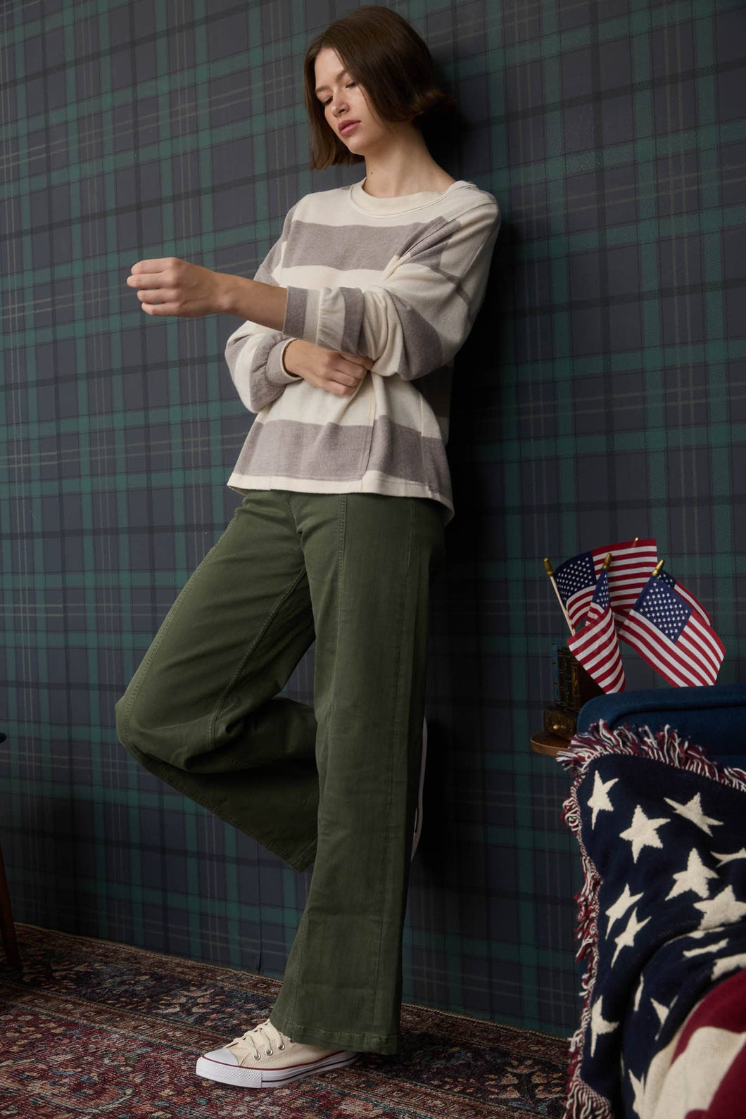 Be Bold Striped Knit Top