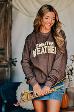 Load image into Gallery viewer, Sweater Weather Knit Sweatshirt