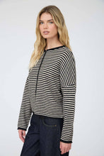 Load image into Gallery viewer, Soft Seasons Striped Cardigan