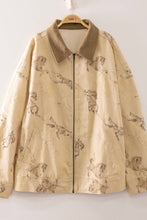 Load image into Gallery viewer, Saddle Club Western Horse Print Zip Up Jacket
