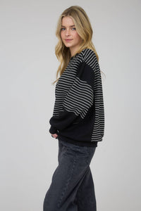 Chasing Lines Striped Knit Top