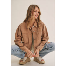 Load image into Gallery viewer, Rustic Road Mineral-Washed Twill Oversized Layering Jacket