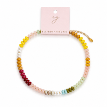 Load image into Gallery viewer, Color Garden Beaded Necklace – Natural Stone Beads Mix