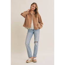 Load image into Gallery viewer, Rustic Road Mineral-Washed Twill Oversized Layering Jacket