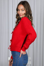 Load image into Gallery viewer, Pretty in Bows Snap Button Cardigan Sweater