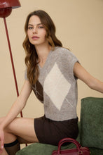 Load image into Gallery viewer, Autumn Argyle Sweater Vest