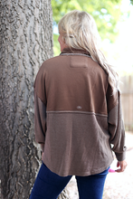 Load image into Gallery viewer, Ready or Not Waffle Quarter Zip - (Espresso)