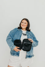 Load image into Gallery viewer, Medium Shadow Checkered Crossbody Sling