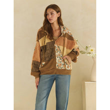 Load image into Gallery viewer, Patchwork &amp; Petals Hooded Jacket