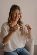 Load image into Gallery viewer, With You Mini Tag Necklace | Christian Jewelry