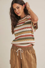 Load image into Gallery viewer, Seasonless Transitional Stripe Sweater  Vest
