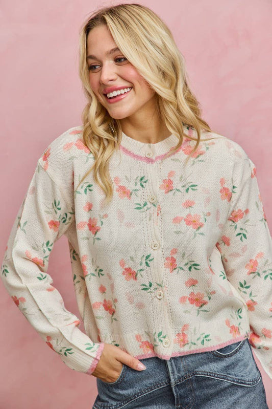 Stop & Smell the Roses Cardigan