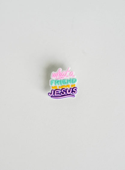 What A Friend Shoe Charm I Christian Gift