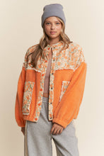 Load image into Gallery viewer, Pocket Full of Posies Floral Mixed Fabric Jacket