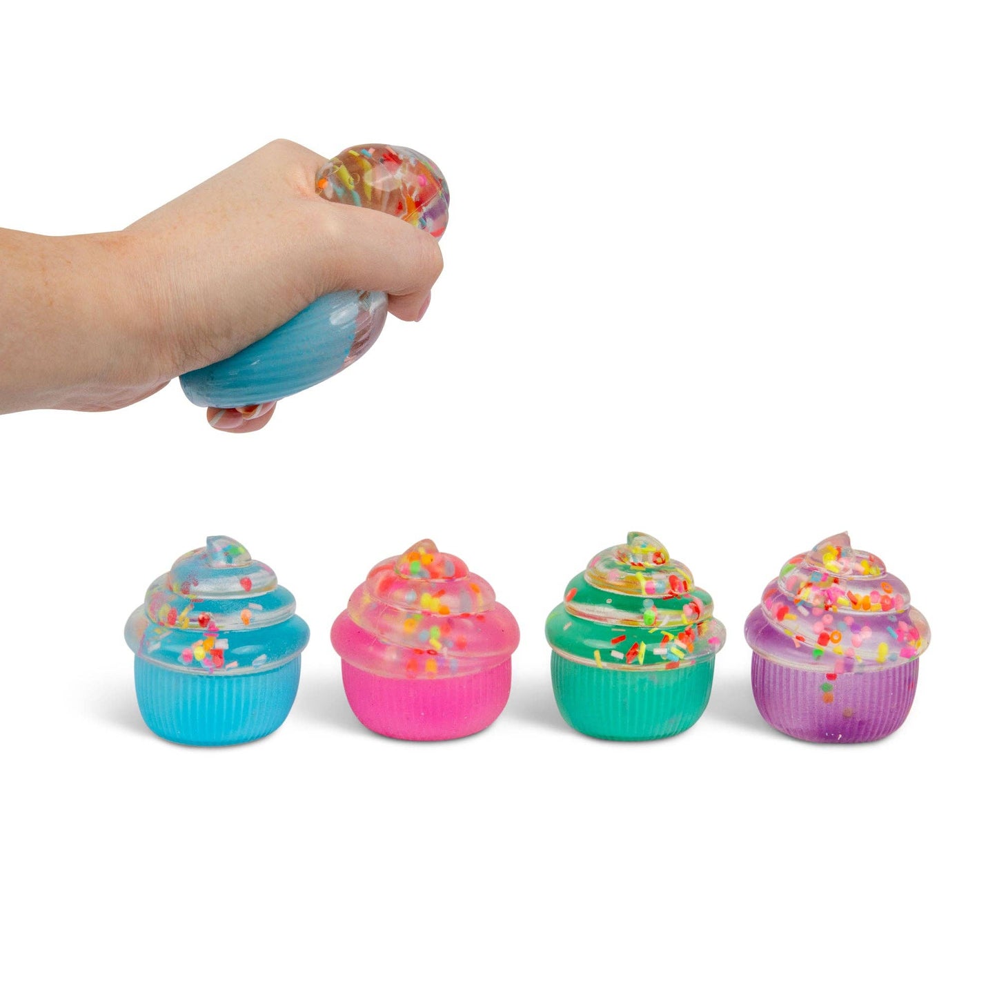 Scrunchems® Sugar Cupcake Squishy Fidget Toy 1pc Assorted