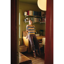 Load image into Gallery viewer, MAPLE STREET MULTI-STRIPE BUTTON-DOWN SWEATER CARDIGAN