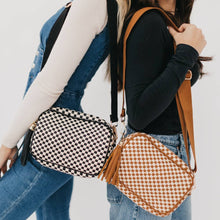 Load image into Gallery viewer, Woven Willow Camera Crossbody Bag