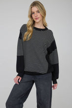 Load image into Gallery viewer, Chasing Lines Striped Knit Top