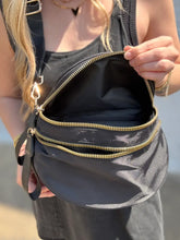 Load image into Gallery viewer, Double Zip Nylon Bag