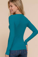 Load image into Gallery viewer, The Base Layer Long Sleeve Ribbed Top