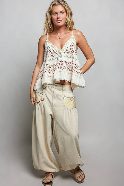 Daisy Drift Embroidered Tank
