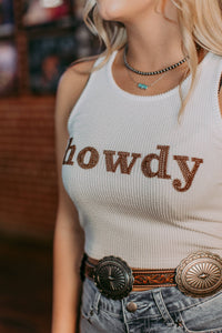 Howdy Crop Tank