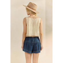 Load image into Gallery viewer, Desert Bloom Crochet Vest