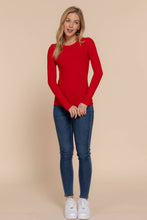 Load image into Gallery viewer, The Base Layer Long Sleeve Ribbed Top