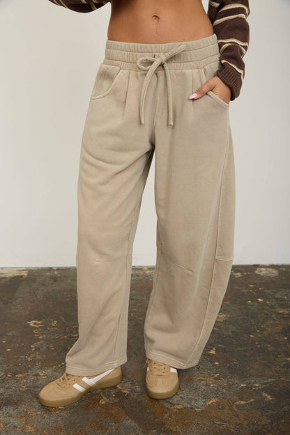 Slow Mornings Wide Leg Sweatpants