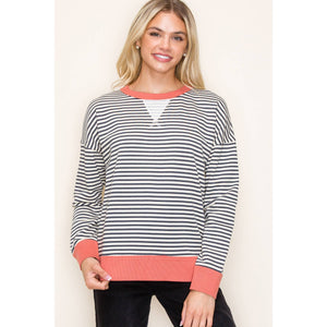 Between the Lines Crewneck Pullover
