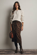 Load image into Gallery viewer, Buttoned Up &amp; Cozy Cable Knit Henley Sweater