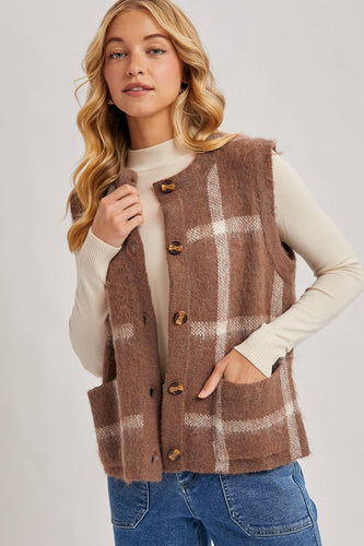 Cozy Cabin Knit Sweater Vest