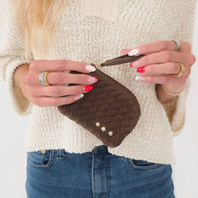Load image into Gallery viewer, Suede Paris Card Wallet