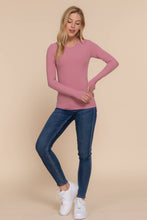 Load image into Gallery viewer, The Base Layer Long Sleeve Ribbed Top