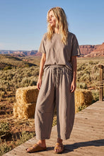 Load image into Gallery viewer, Dot &amp; Cozy Oversized Mineral Washed Scuba Barrel Lounge Pants