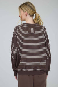 Chasing Lines Striped Knit Top