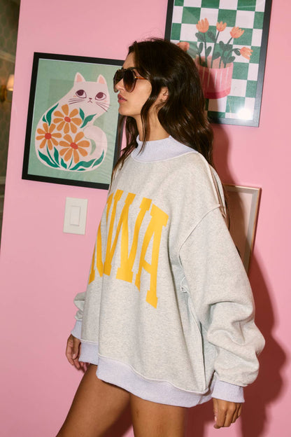 IOWA Reversible Mock Neck Sweatshirt