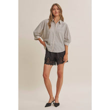Load image into Gallery viewer, Soft Evening Satin Lace Elastic Waist Shorts