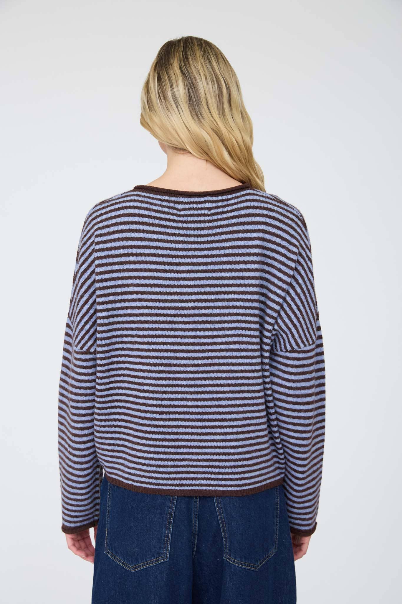 Soft Seasons Striped Cardigan