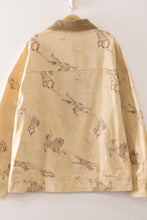 Load image into Gallery viewer, Saddle Club Western Horse Print Zip Up Jacket
