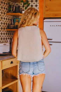 Simply Devine Linen Tank Top