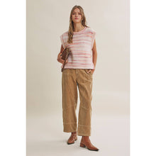 Load image into Gallery viewer, Soft Horizon Space-Dye Side Button Sweater Vest