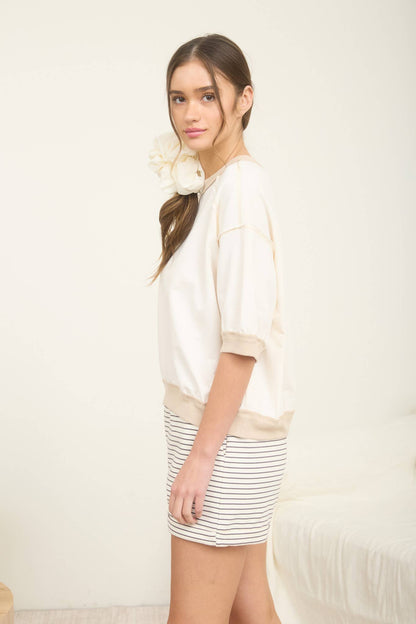 Fresh Start Contrast Top