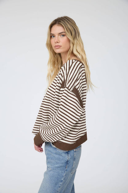Espresso Yourself Striped Top
