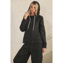 Load image into Gallery viewer, Cozy Micro Polka Dot Hoodie